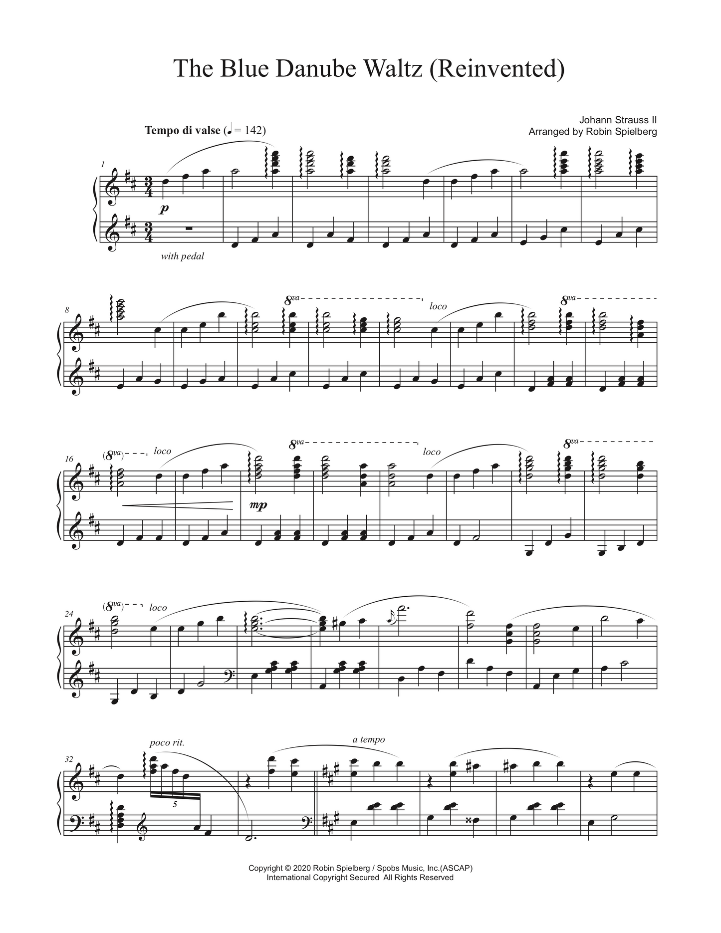 Blue Danube Waltz Reinvented SAMPLE