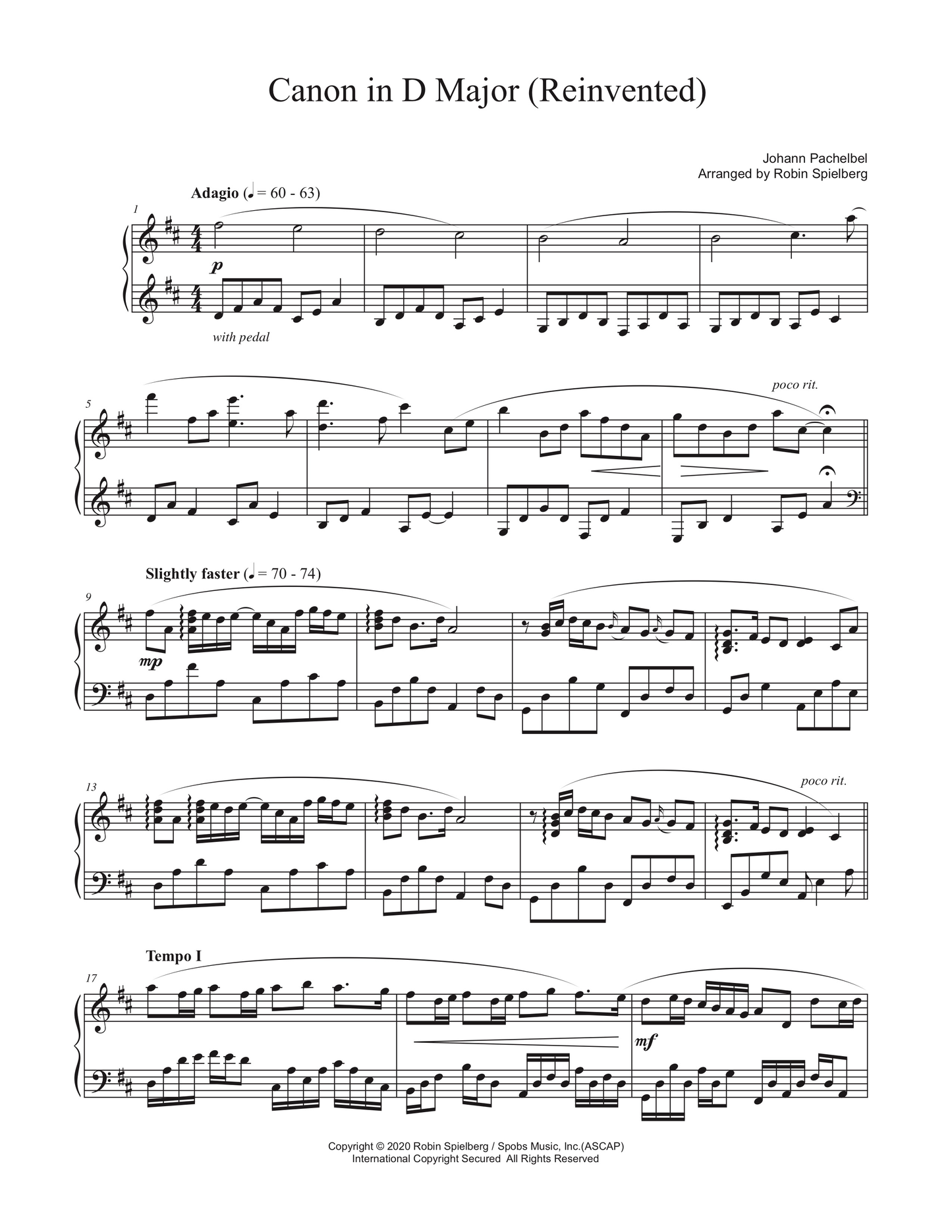 Canon in D Major Reinvented sample