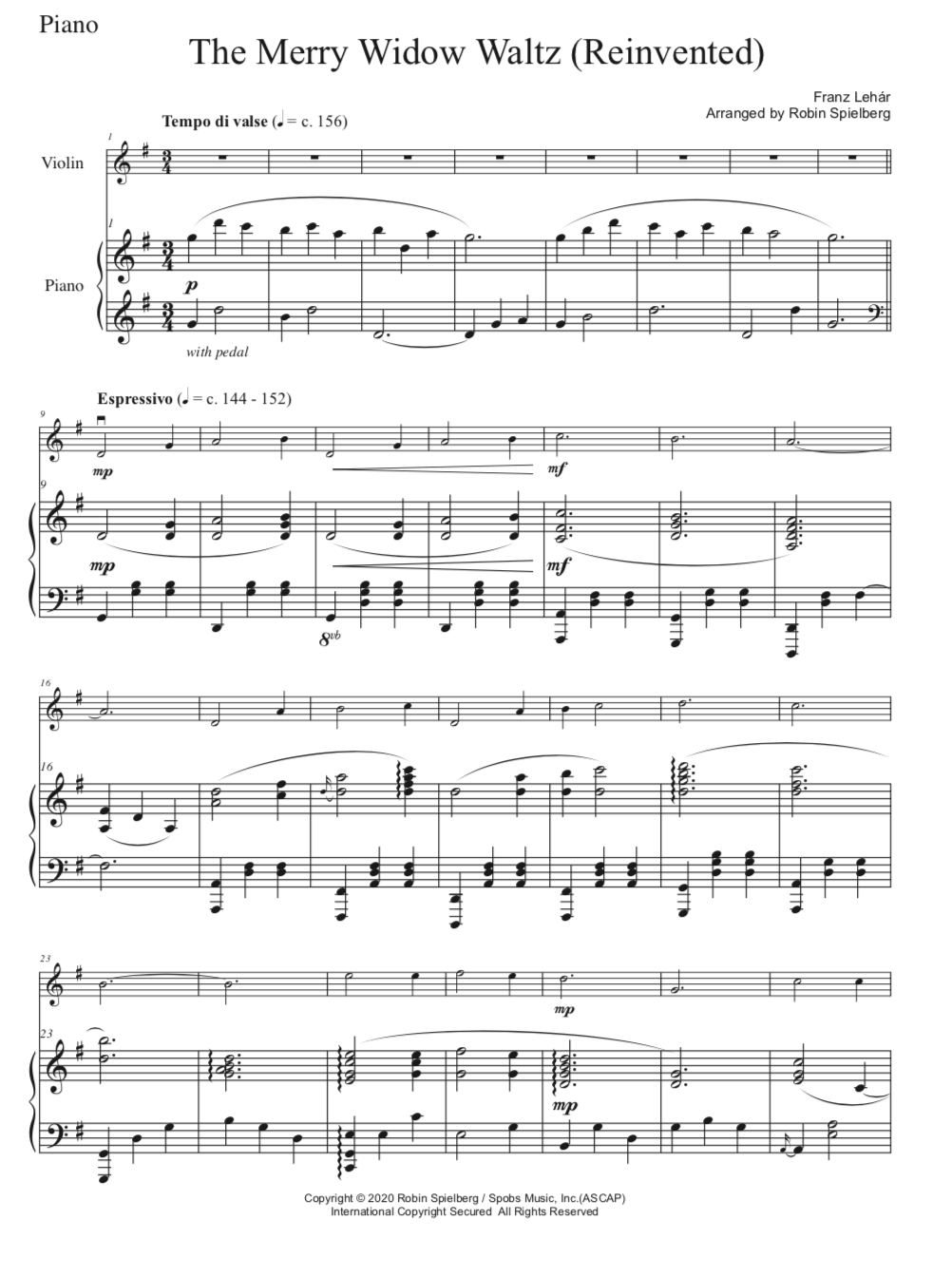 Merry Widow Waltz SAMPLE