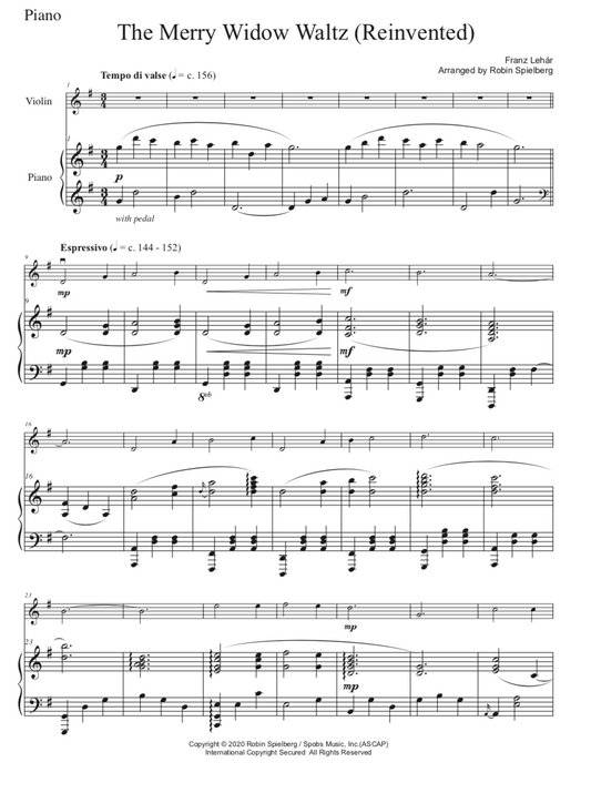 Merry Widow Waltz SAMPLE