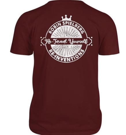 Re-Inventions Tee Maroon Unisex BACK