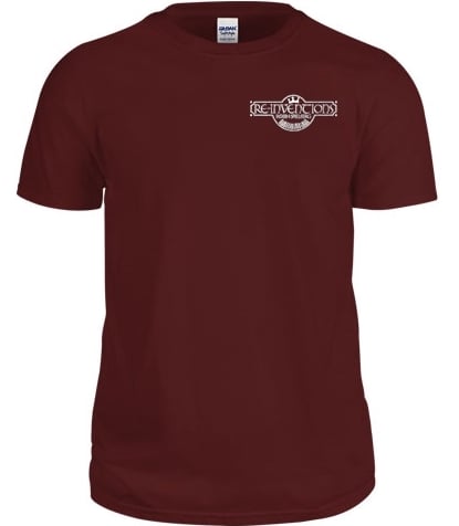 Reinventions Maroon Tee Unisex FRONT