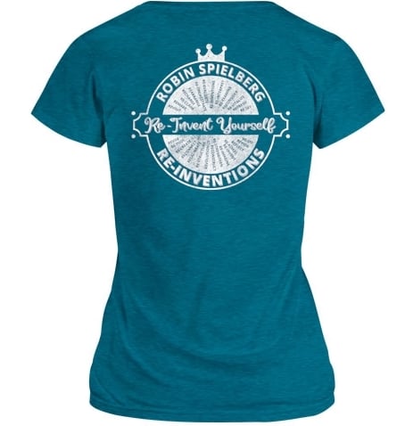 Reinventions Tee Womens blue BACK