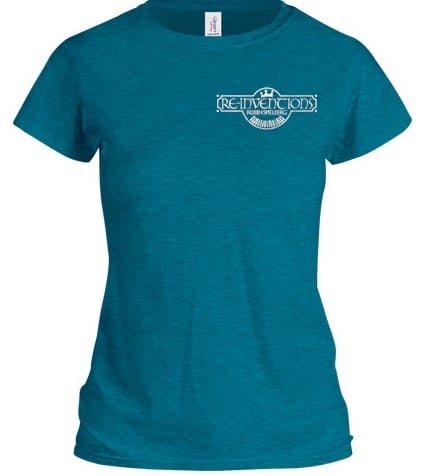 Reinventions Tee Womens blue front
