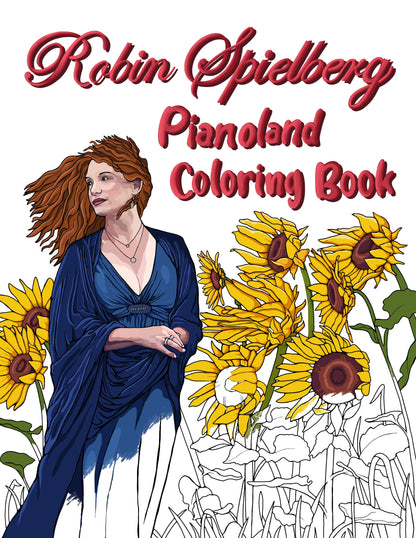 Robin Spielberg Pianoland Coloring Book (new!)