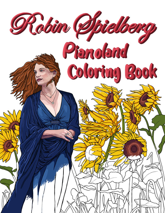 Robin Spielberg Pianoland Coloring Book (new!)